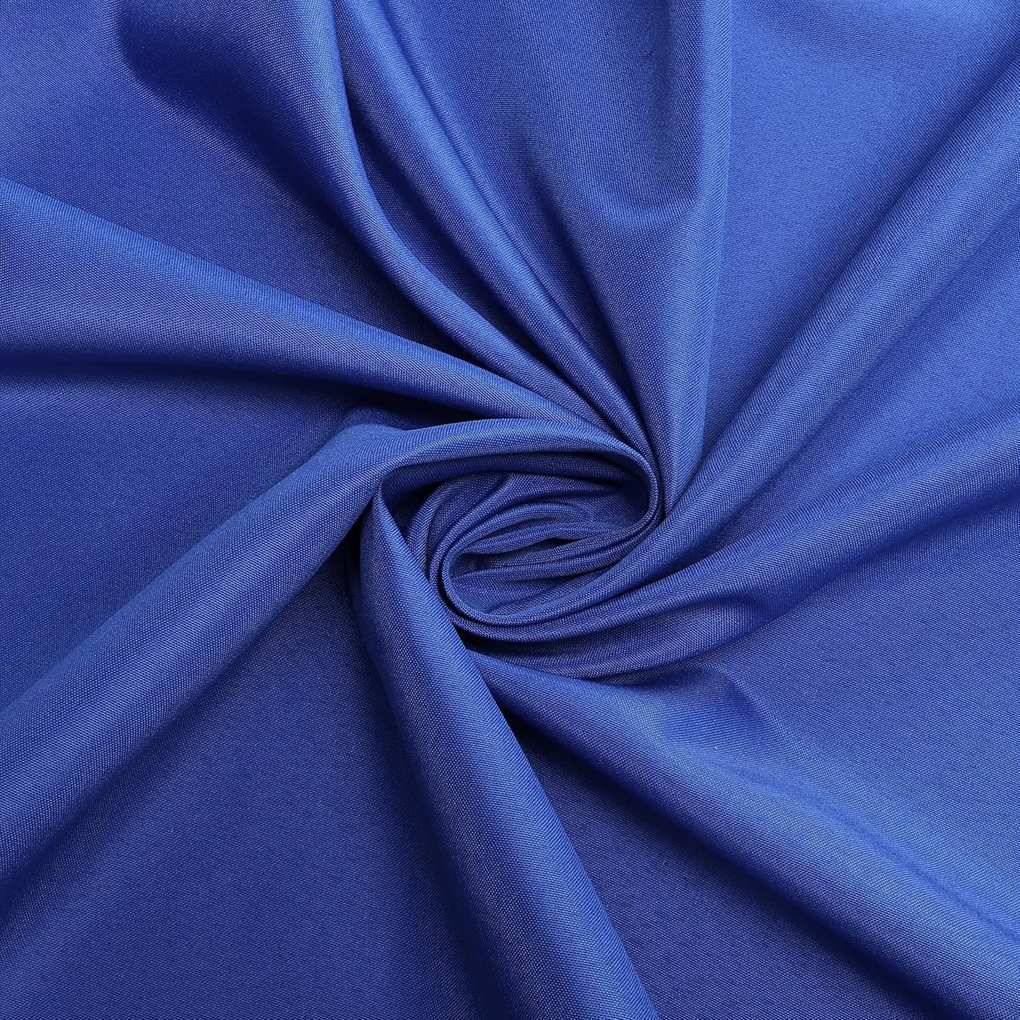 sancua Round Tablecloth - 120 Inch - Water Resistant Spill Proof Washable Polyester Table Cloth Decorative Fabric Table Cover for Dining Tables, Buffet Parties and Camping, Blue