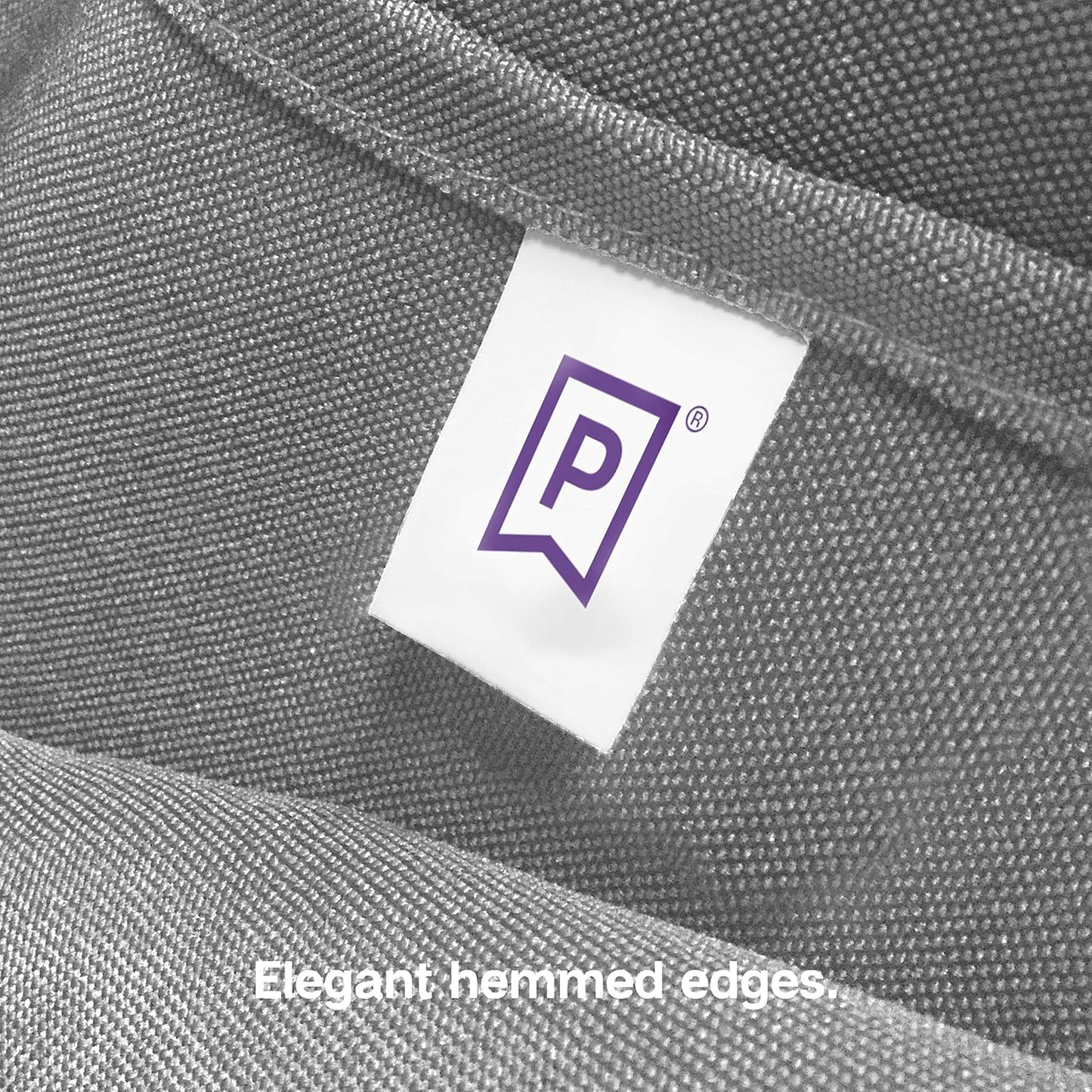 Gee Di Moda Square Tablecloth - 85 x 85 Inch Charcoal Table Cloth for Large Square or Round Tables - Heavy Duty Washable Fabric - for Buffet Table, Holiday Party, Dinner, Wedding & Baby Shower