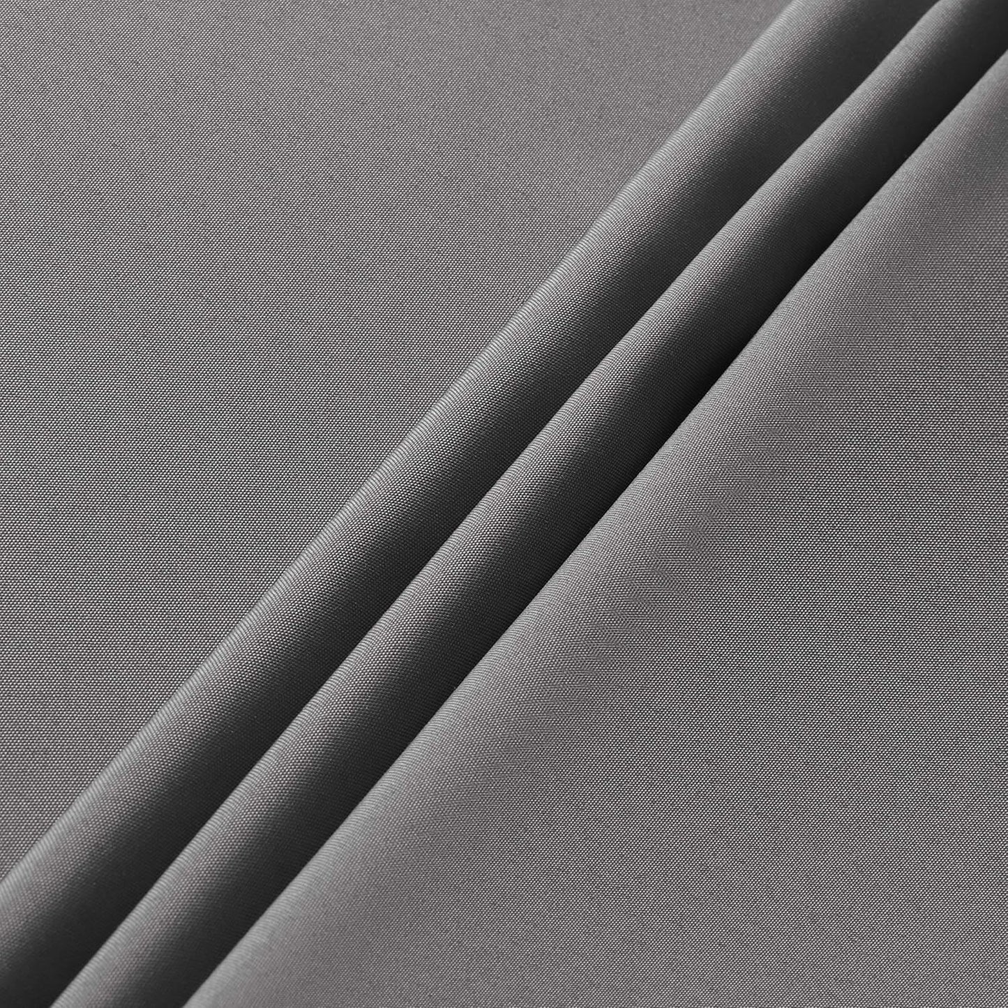 sancua Round Tablecloth - 90 Inch - Water Resistant Spill Proof Washable Polyester Table Cloth Decorative Fabric Table Cover for Dining Tables, Buffet Parties and Camping, Light Grey