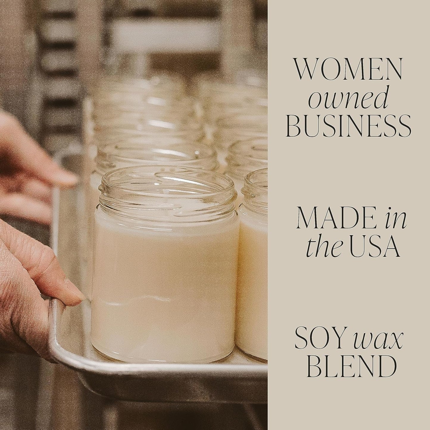 Sweet Water Decor, Beautiful Bride Candle - Sea Salt, Jasmine, Cream, and Wood Scented Soy Wax Candle for Home - Engagement and Wedding Gift - 9oz Clear Jar, 40 Hour Burn Time, Made in The USA