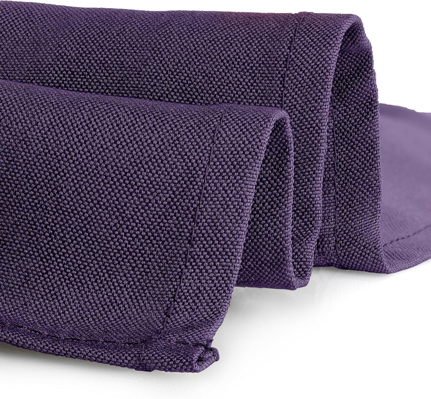 Gee Di Moda Square Tablecloth - 52 x 52 Inch Purple Table Cloth for Small Square or Round Tables - Heavy Duty Washable Fabric - for Buffet Table, Holiday Party, Dinner, Wedding & Baby Shower
