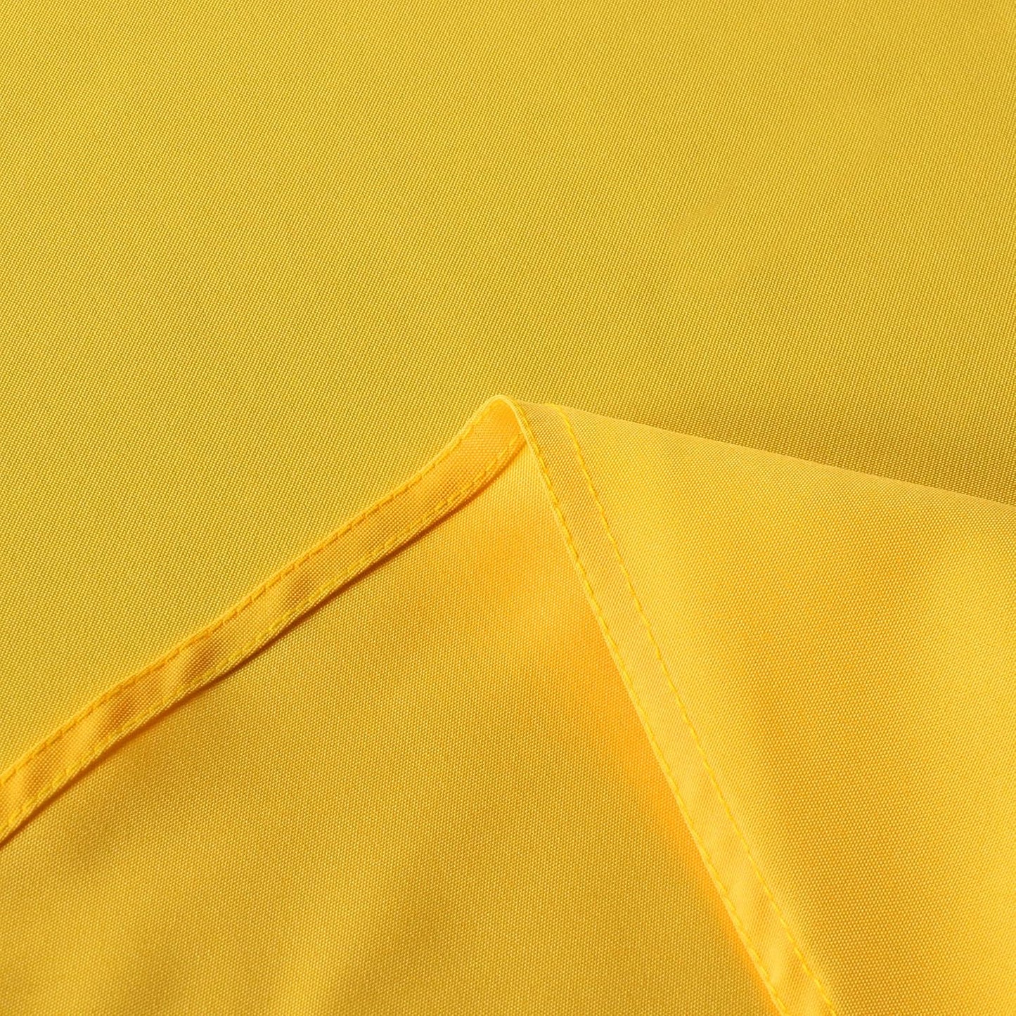 sancua Round Tablecloth - 70 Inch - Water Resistant Spill Proof Washable Polyester Table Cloth Decorative Fabric Table Cover for Dining Tables, Buffet Parties and Camping, Yellow